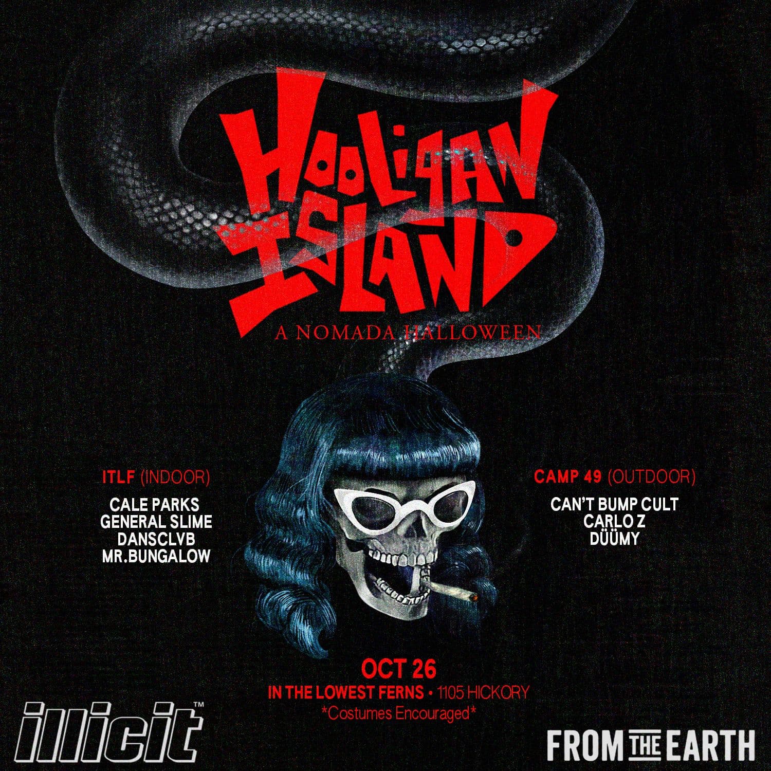 NOMADA Halloween "Hooligan Island"